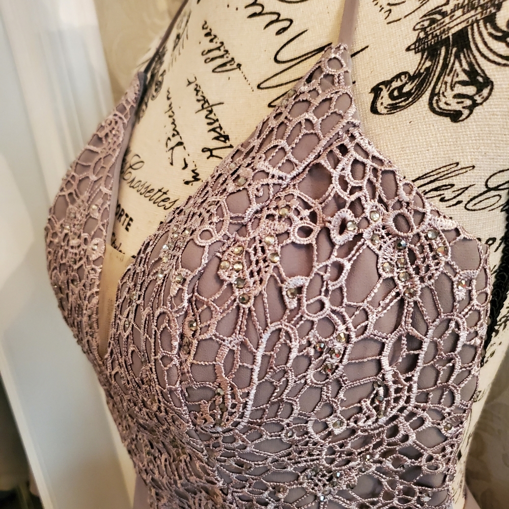 ALYCE Paris NWT Hand Beaded Gown - Picture 7 of 16
